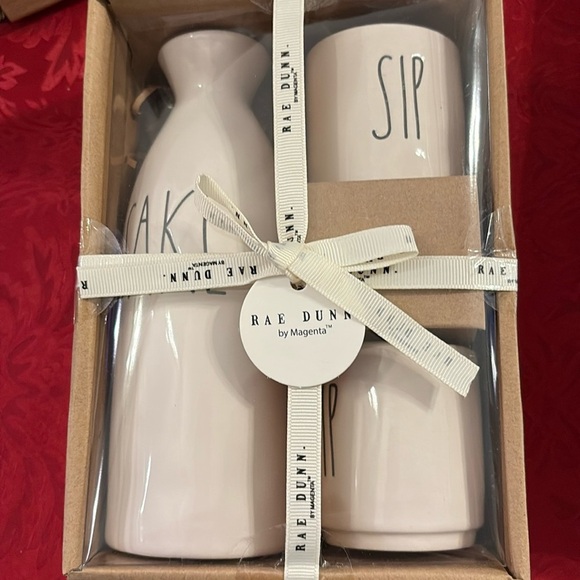 Rae Dunn White Sake & Sip - Picture 1 of 1